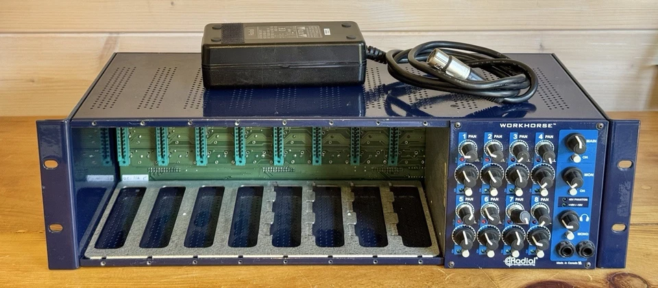 Radial Engineering Workhorse 8 Channel 500 Series Rack Summing Mixer - Image 3 of 4