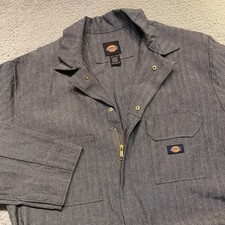 Dickies Coveralls Mens XL Workwear Bolier Suit Mechanic Long Sleeve Canvas
