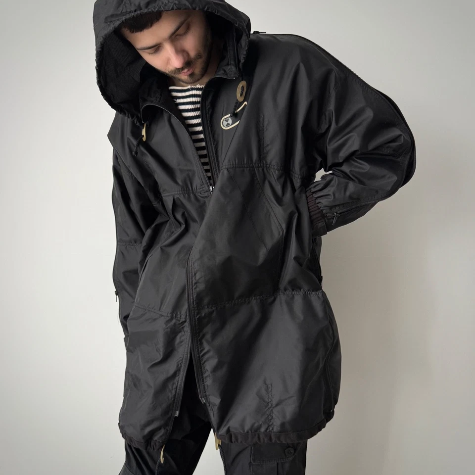 1990s Vintage Final Home Post Apocalyptic Survival Nylon Coat Size S - Image 2 of 4