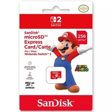 SanDisk microSD Express 256GB for Switch 2 New Sealed