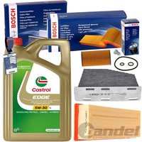 Bosch Inspektionspaket+Valvoline 5W30 Passend FüR A3 8P Q3 Golf 6 5 Passat B6 B7