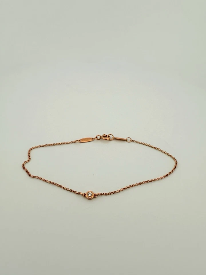 Brazalete Tiffany & Co. Elsa Peretti Diamante por Yarda en Oro Rosa 18K Foto 4 de 4