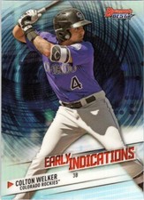 2018 Bowman's Best Early Indications Refractors #EI26 Colton Welker Colorado 