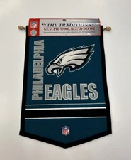 Philadelphia Eagles NFL Winning Streak Embroidered Traditions Wool Banner!!!