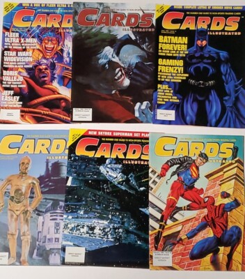 6 CARDS ILLUSTRATED Magazines Issues 14 18 20 25 26 27 Direct Market ...
