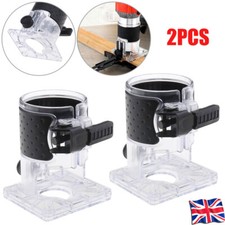 2x Woodworking Trimmer Router Base Clear Trimming Machine Protective Cover Base
