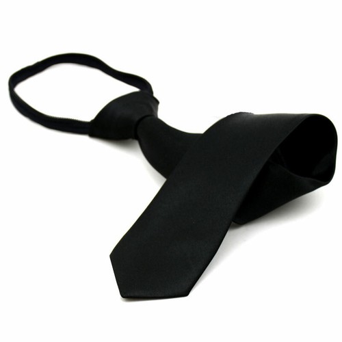 Kids Tie Loop Classic Wedding Elasticated Childs Necktie Boys Plain Party AU - Picture 16 of 52