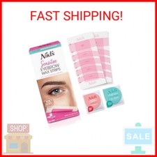 Nad's Eyebrow Wax Strips - Facial Hair Removal for Women - Eyebrow Wax Kit with