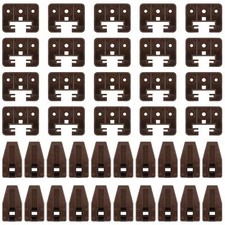 20Sets Drawer Slides and Guides Drawer Replacement Part Undermount Drawer Slides