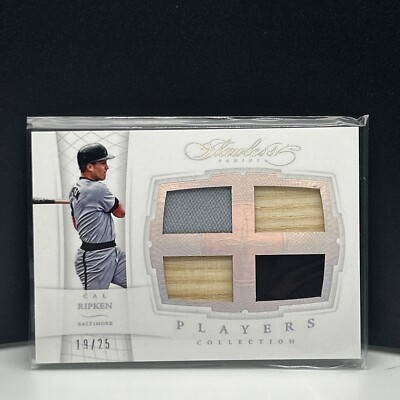 2016 Flawless Cal Ripken Jr 4 Piece Bat And Patch /25