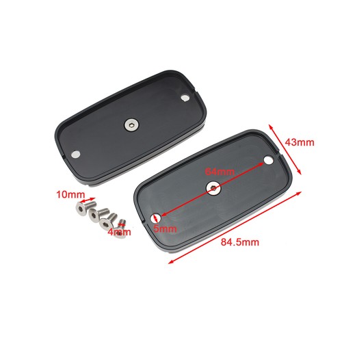 For HONDA VFR800 X F VFR1200X 2002-2017 Upper Brake Fluid Reservoir Cover Caps - Picture 2 of 27