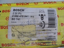 Bremsscheiben Bosch Suzuki Baleno Liana 0 986 478 841 -812 DB 741