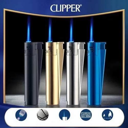 España Original CLIPPER Muela Metálica Gas Butano Encendedor Jet Antorcha - Imagen 2 de 32