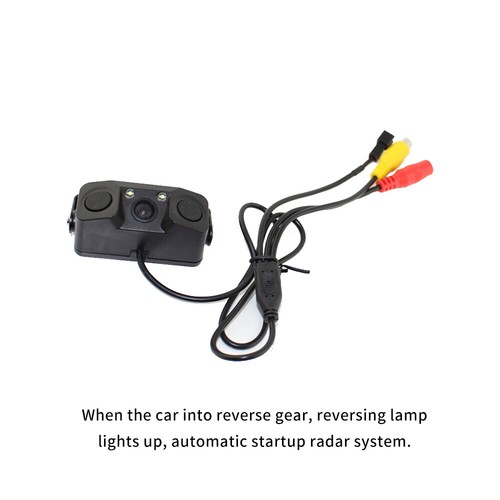 3in1 Wireless Car Reverse Rear View Camera Backup Radar Parking Sensor Camera B5 - Picture 4 of 9