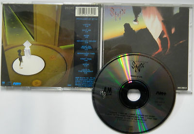 STYX   CORNERSTONE   VERY RAR  !!!!   CD ALBUM     A&M 393 239-2  