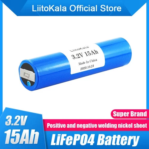 Lifepo4 LiitoKala 33140 3.2v 15Ah Batteries 3.2V Cells Diy 12v 24v E-Bike Lot