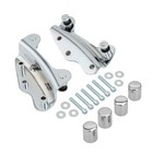 Chrome 4 Point Docking Hardware Kit & Covers Fit For Harley Touring Models 09 13