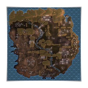 Battle Royale Map Poster Game Map Print 80x80cm Wall Art For Apex Legends Ebay