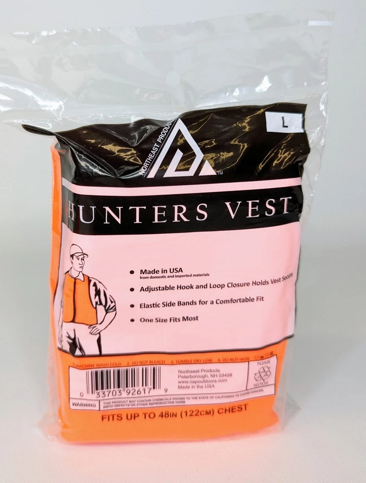 (3) Hunter Safety Vest Blaze Orange Mossy Oak Various Sizing - NEW - Image 2 of 4