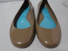Oka B Creamed Coffee Taylor Slip On Rubber Ballet Flats Womens 9 EU 39 Shoes