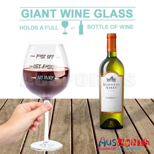wine glass that holds a whole bottle amazon