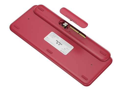 Logitech Genuine POP Keys Wireless Mechanical Emoji Keyboard, Pink Heartbreaker - Picture 9 of 9