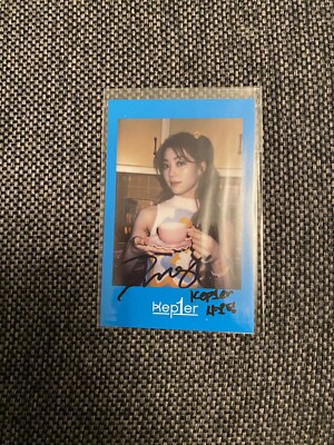 Kep1er Doublast Xiaoting Pop Up Cafe Polaroid
