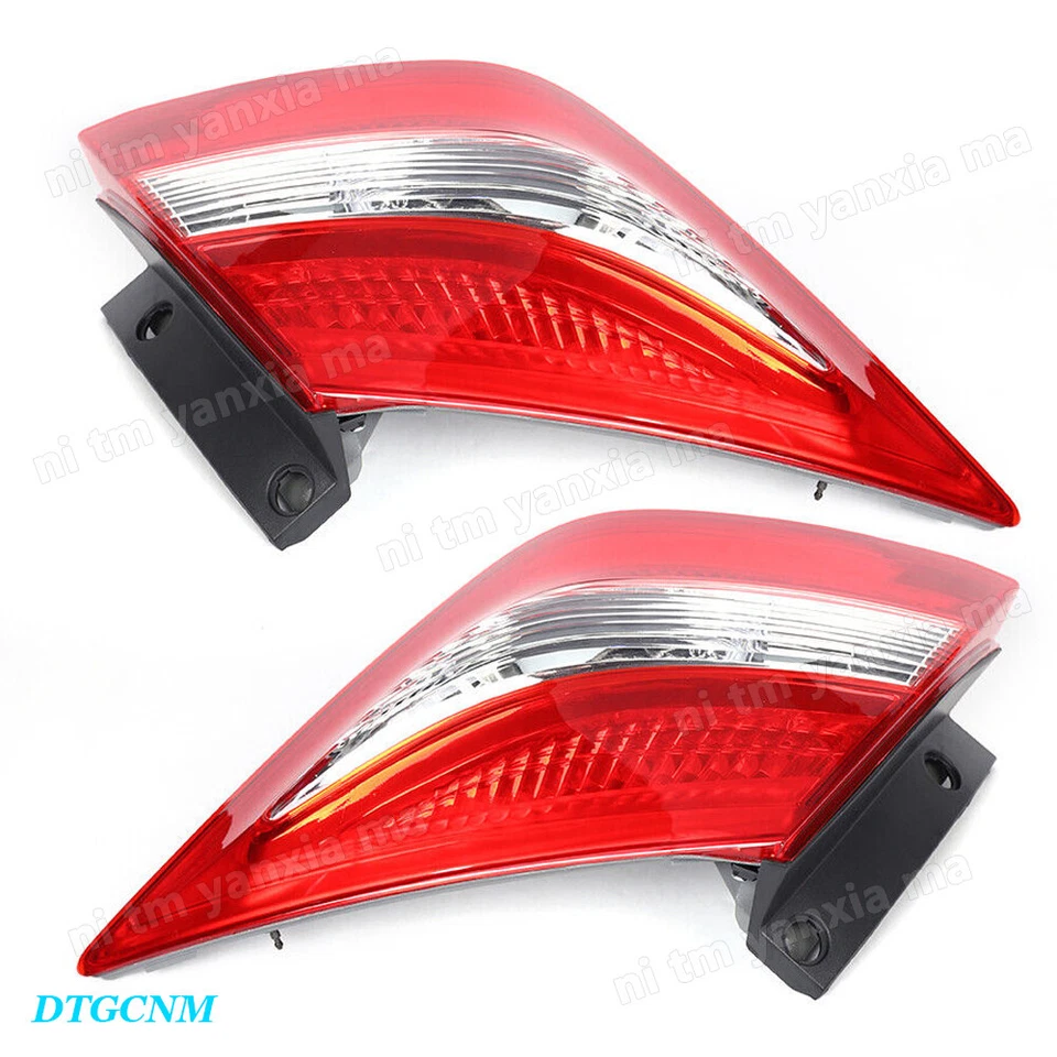 LH+RH Rear Tail Lights Lamps Left Right Pair Set Fits 2010-2012 Honda Crosstour Foto 4 de 4