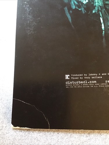 vinyl records- Disturbed- The Sickness- 20th Anniversary Edition + Signed Cover - Picture 14 of 24