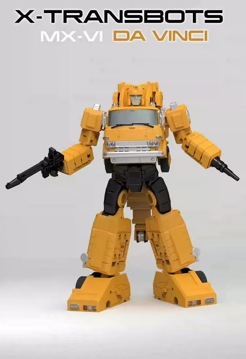 ラップビュー一式＋AMBトランスポンダー＋ダミートランスポンダー Transformable Toys X-Transbots MX-VI DA VINCI Grapple Action