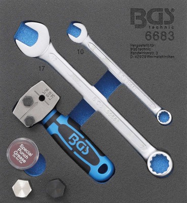 BGS Bremsleitung Bördelgerät Set 4,75 mm Bremse Leitung bördeln Bördelwerkzeug