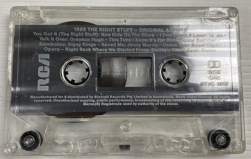 1989 The Right Stuff Various Artists Music Cassette Tape STVC 1007 RCA Orignal - Picture 7 of 24