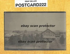 X RPPC real photo postcard 1921 Europe ? Building View R R Rakestraw Con Eng