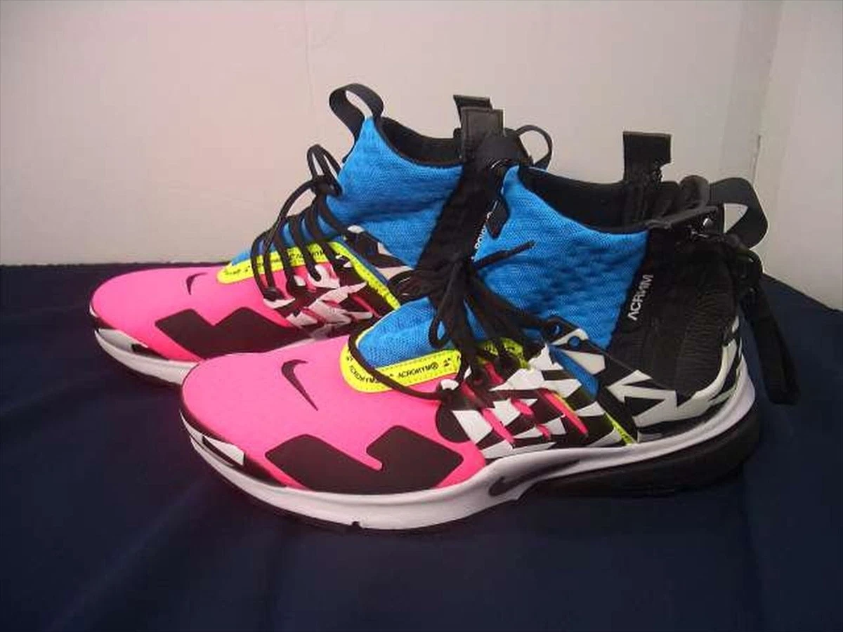 Nike air presto mid deals x acronym racer pink