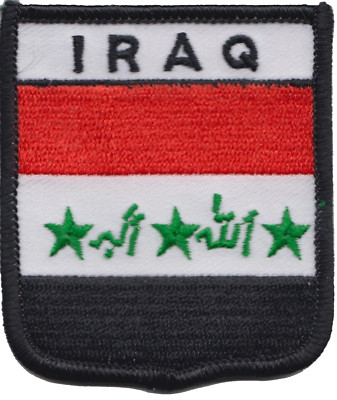 Irak 1991 bis 2004 Saddam Hussein Gott ist groß Flagge gestickter Aufnäher