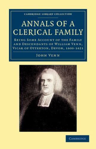 Annals of a Clerical Family Venn Paperback Cambridge University Press