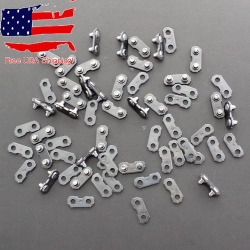 20 Sets Kettensägen-Reparaturglieder Für 3/8" LP Typ 91 – Passend Für Stihl, Oregon, Carlton Uvm. | Inkl. Verbindungsbänder | Aus Robustem Stahl