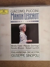 Manon Lescaut CD "Puccini Highlights", 1984 Polydor, Philharmonia Orch. Sinopoli