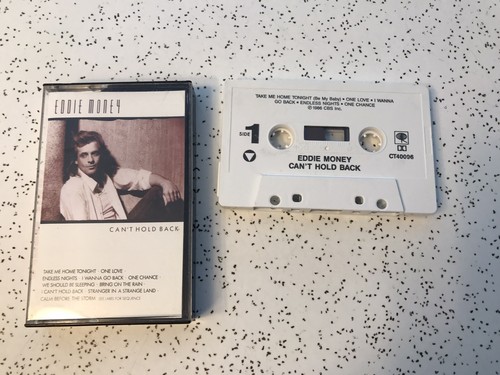 Eddie Money "Can't Hold Back" Cassette VG + Condition. 1986-See Description - Picture 3 of 4
