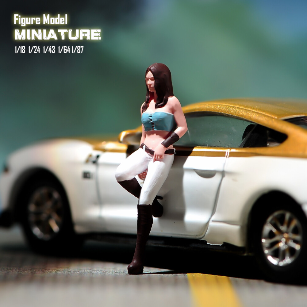 Figurine 1/18 Girl Antinea Vroom Not Peint for Autoart Spark Minichamps