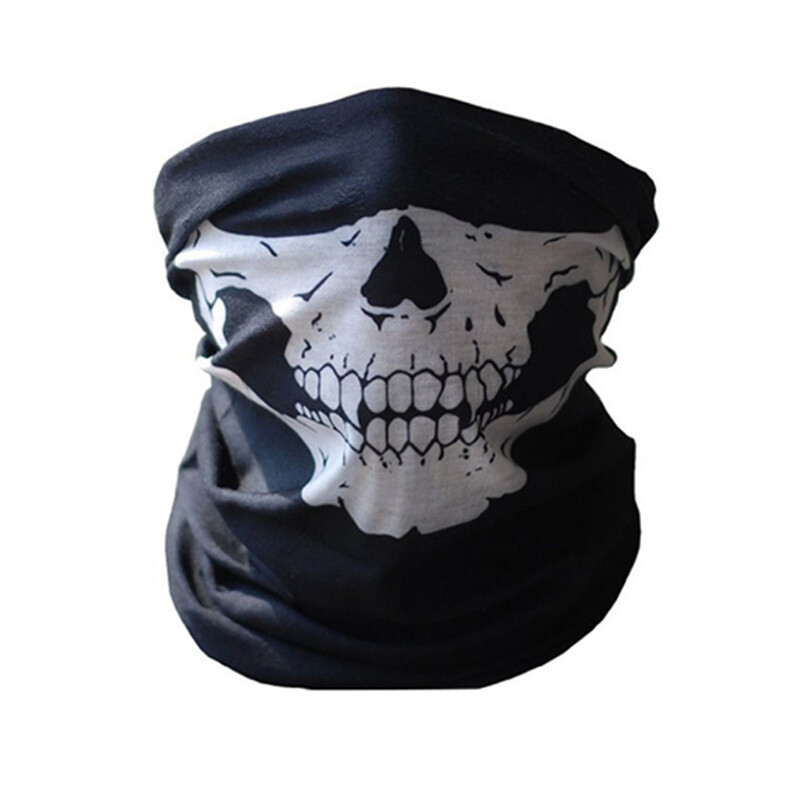 Skull Mask Skeleton Scarf Face Neck Protect for Worker war Outdoor