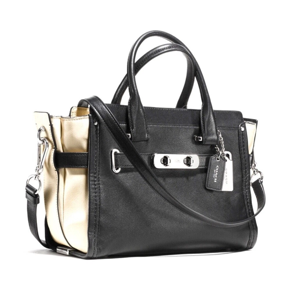 Coach swagger 27 black sale