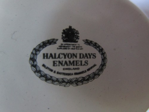 Halcyon Days Enamels Stecknadelkissen Nadelkissen emailliert Schmetterlinge - Picture 7 of 7
