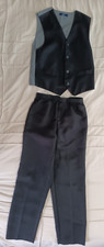 IZOD Black 2-Piece Outfit Set Size 10 Boys Large Pants and Vest