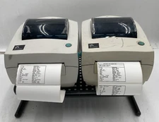 LOT OF 2 Zebra GC420D Printer TESTED WORKS / NO POWER ADAPTER