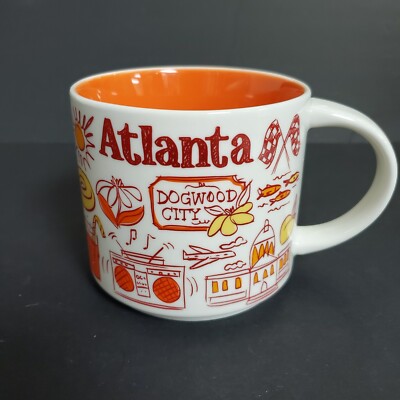 Starbucks Coffee ATLANTA Been There Series Mug Dogwood City