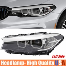 Left Driver Side Led Headlight Headlamp For 2017-2019 2020 Bmw 5 Series G30 G31