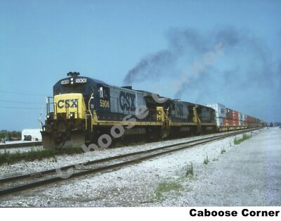 CSX Railroad #5906 5896 5946 Danville IL 1995 Farbfoto (L0665) 
