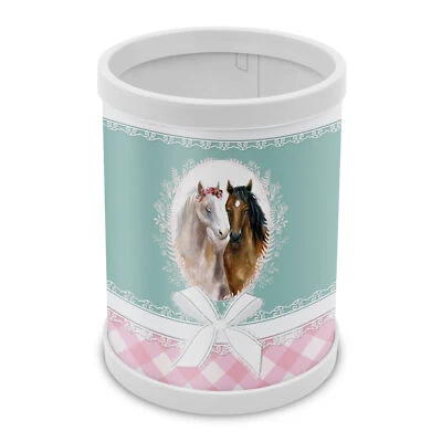 itenga Stifteköcher Pferde Stiftehalter Kinder Schüler Schreibtisch Organizer