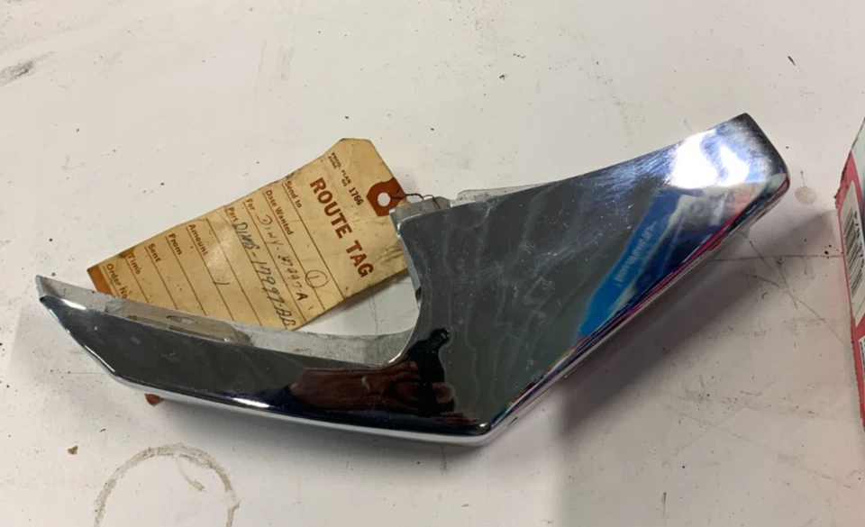 Новый из старых запасов 1971 1972 Mercury Cougar левая защита бампера со стороны водителя - Изображение 2 из 3